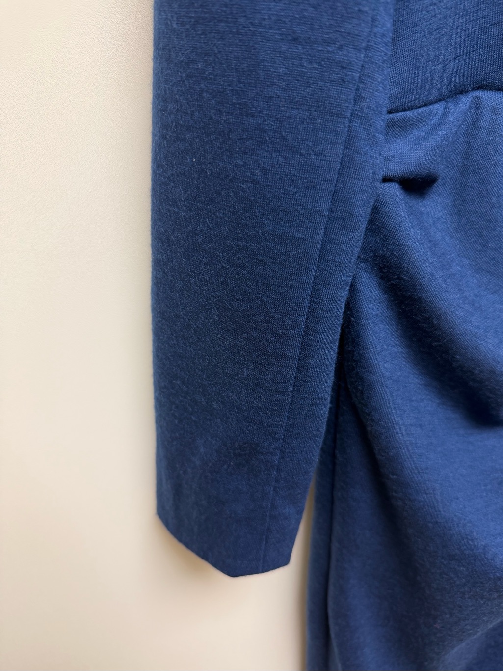 The Fold London Greenwhich Wool Dress Size 6 Blue Nwt — image 5 of 8